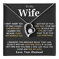 To My Wife - Forever Love Necklace - WF001