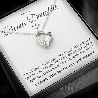 [ALMOST SOLD OUT] To My Bonus Daughter - Forever Love Necklace