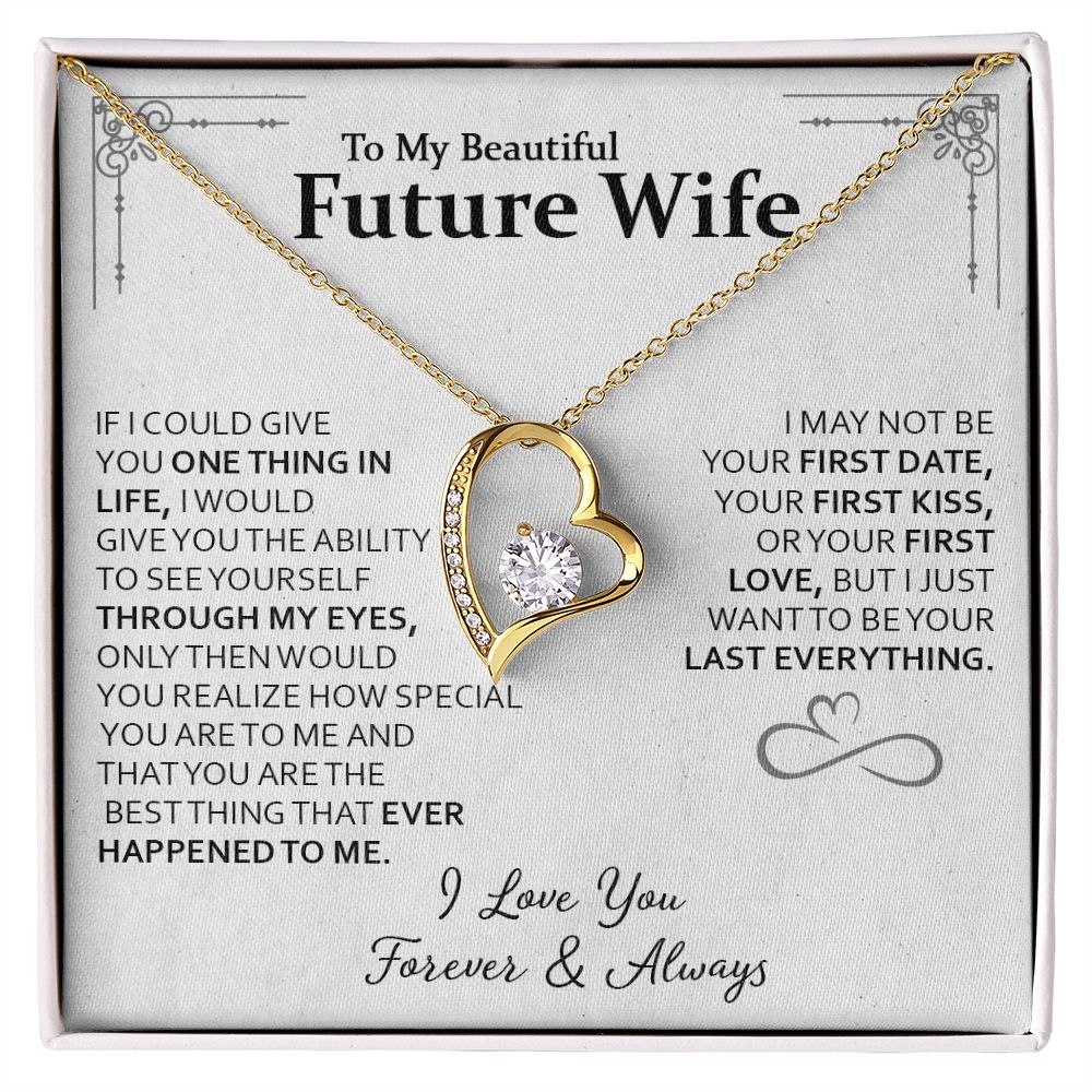 To My Beautiful Future Wife - Forever Love Necklace