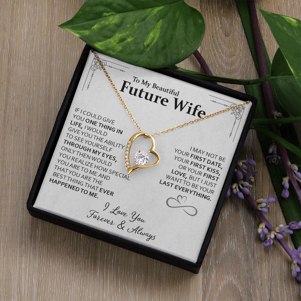 To My Beautiful Future Wife - Forever Love Necklace