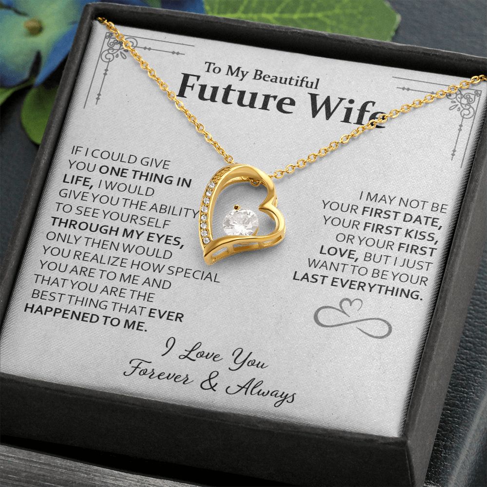 To My Beautiful Future Wife - Forever Love Necklace